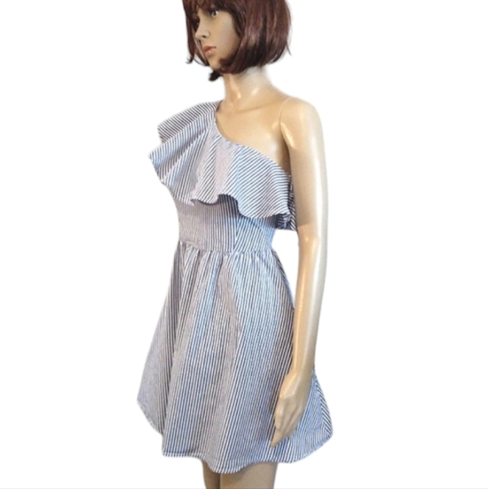 J.O.A. One Shoulder Summer Dress - Size Small